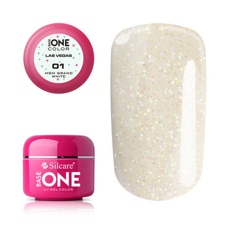 Silcare Gel Base One LAS VEGAS 01 Mgm Grand White 5g