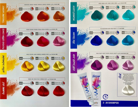 ITELY AQUARELY Blossom. Tonery-karta kolorów 