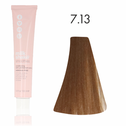 Zone Milk Shake półtrwała farba do włosów smoothies 7/13 popielato złocisty średni blond 100ml