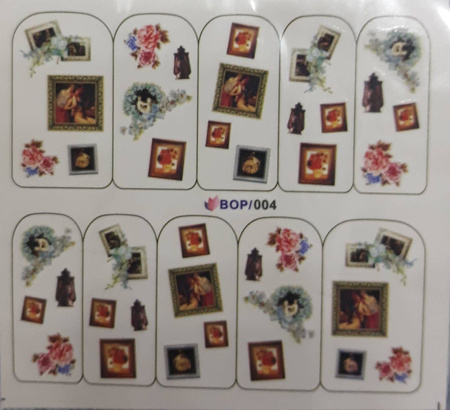 Silcare Naklejka wodna BOP004