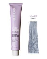 Zone Milk Shake creative farba do włosów SILVER srebrny 100ml