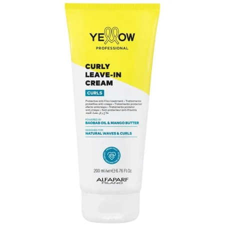 Yellow Curly Leave-in Krem do loków bez spłukiwania 200ml