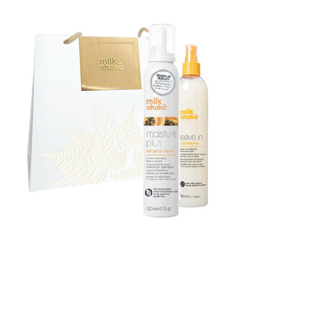 Zone Concept Milk Shake torebka + Whipped moisture 200ml + Leave In odżywka bez spłukiwania do włosów 350ml