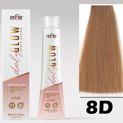 ITELY DelyGlow – bezamoniakowa farba do włosów 8D  8/3  100ml