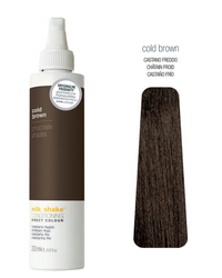 Zone Milk Shake Direct Colour Odżywka koloryzująca do włosów zimny brąz Cold Brown 100ml