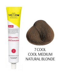 Yellow  Color Farba do włosów 7 COOL zimny naturalny śrdni blond  blond   100ml  2025