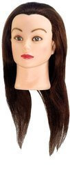 Główka fryzjerska treningowa brąz 60cm nr 0590019