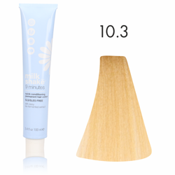 Zone Milk Shake farba do włosów 9 minut 10/3 złocisty platynowy jasny blond 100ml