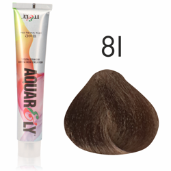 Farba do włosów Itely Aquarely 8I Jasny ciepły matowy blond 100ml