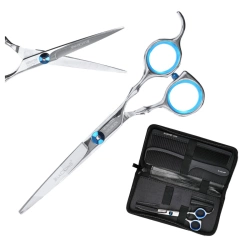 Poniks Nożyczki Fryzjerskie Do Strzyżenia Włosów W Etui FNZ005