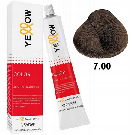 Yellow  Color Farba do włosów 7/00 intensywny średni blond 100ml