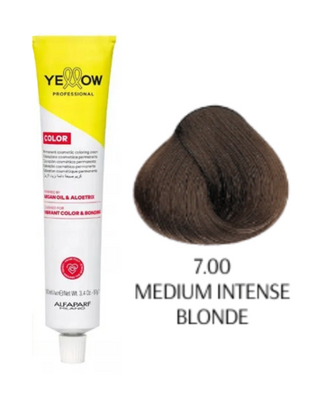 Yellow Color farba do włosów aloetrix  7/00 intensywny średni blond 100ml  2025