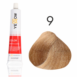 Yellow  Color farba do włosów 9  bardzo jasny naturalny blond  100ml