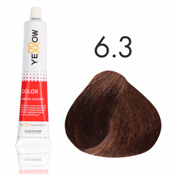 Yellow  Color farba do włosów 6/3 ciemny złoty blond  100ml