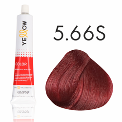 Yellow Farba do włosów 5/66S jasny super intensywnie czerwony brąz 100ml