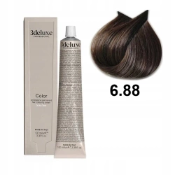 3DeLuxe profesjonalna farba do włosów 6/88 Ciemny brązowy blond intensywny  100ml