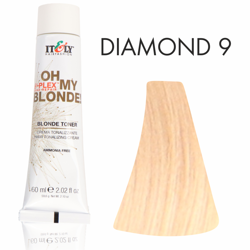 ITELY Oh My Blonde Toner w kremie o pastelowych odcieniach DIAMOND (diamentowy) 60ml