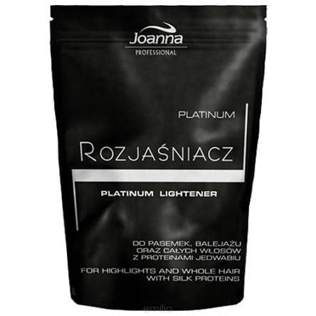 Joanna profesjonalny rozjaśniacz platinum lightener z proteinami jedwabiu 450 g