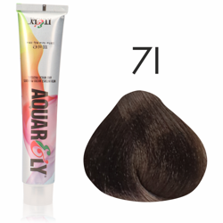 Farba do włosów Itely Aquarely 7I Matowy średni ciepły blond 100ml