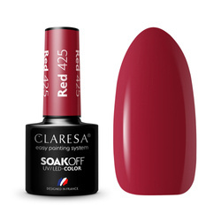 CLARESA Lakier Hybrydowy 5g, kolor Red 425