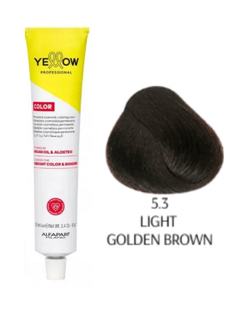 Yellow Color arba do włosów 5/3 jasny złoty brąz 100 ml 2025