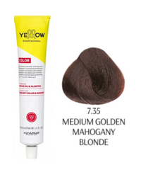 Yellow Color  farba do włosów 7/35 złoty mahoniowy blond  100ml  2025