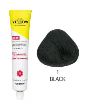 Yellow Color farba do włosów 1 czarny 100ml 2025