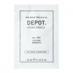 DEPOT No.104 Odżywczy szampon do włosów siwych 10ml