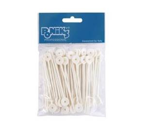 Poniks szpilki do wałków plastikowe białe CS023