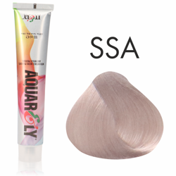 Farba do włosów Itely Aquarely SSA super rozjaśniający srebrny blond 100ml