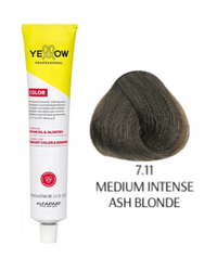 Yellow Color farba do włosów  7/11 intensywnie popielaty blond  100ml  2025
