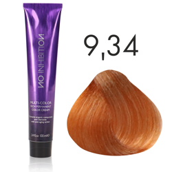 Zone No Inhibiton Multicolor farba do włosów 9/34 miedziano złoty bardzo jasny blond  100ml