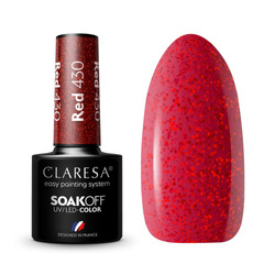 CLARESA Lakier Hybrydowy 5g, kolor Red 430