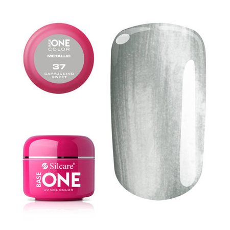 Silcare Gel Base One METALLIC 37 Cappuccino Sweet 5g