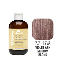 Zone Milk Shake Gloss farba pielęgnująca do włosów 7/71 fioletowo popielaty średni blond 60ml