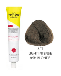 Yellow Color farba do włosów  8/11 intensywnie popielaty jasny blond  100ml  2025