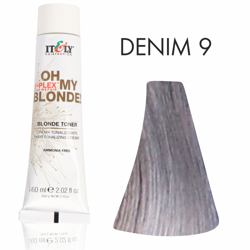 ITELY Oh My Blonde Toner w kremie o pastelowych odcieniach DENIM (dżinsowy) 60ml
