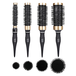 Poniks Zestaw Szczotek Fryzjerskich Do Modelowania Włosów 4 szt DSZ001