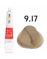 Yellow Color farba do włosów 9/17 jasnoszaro matowy blond 100ml