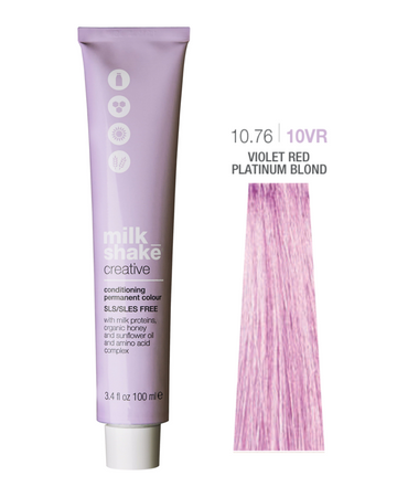 Zone Milk Shake creative farba do włosów 10/76 platynowy blond czerwono fioletowy100ml
