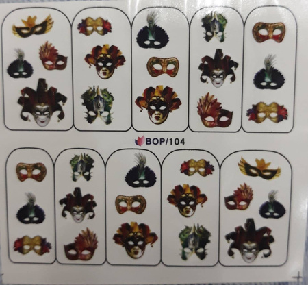 Silcare Naklejka wodna BOP104