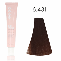 Zone Milk Shake półtrwała farba do włosów smoothies 6/431 egzotycznie brązowy ciemny blond 100ml