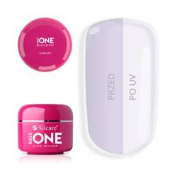 Silcare gel Base One violet 15g.