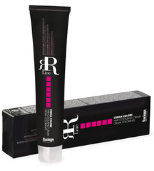 RR Line Racciopi. Profesjonalna farba do włosów w kremie 7/5 mahoniowy blond 100ml