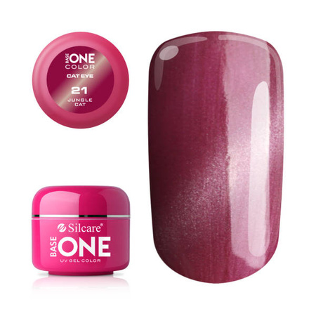 Silcare Gel Base One CAT EYE 21 Jungle Cat 5g