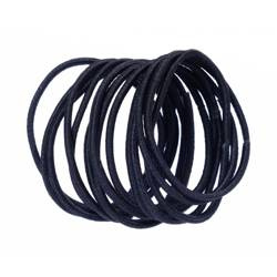 BOCCA Gumki do włosów czarne 15szt. B3007