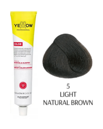 Yellow Color farba do włosów 5  jasny naturalny brąz  100ml  2025