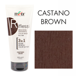 Itely RIFLESSI 3w1 CASTANO brąz koloryzująca maska do włosów 200ml