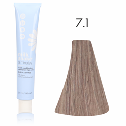 Zone Milk Shake farba do włosów 9 minut 7/1 popielaty średni blond 100ml