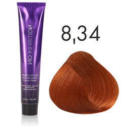 Zone No Inhibiton Multicolor farba do włosów 8/34 złoto miedziany jasny blond  100ml